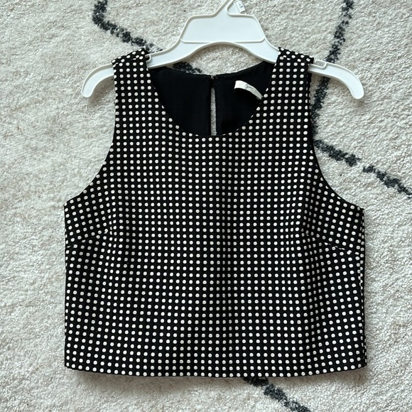 Joie Polka Dot Crop Top - Picture 2 of 4